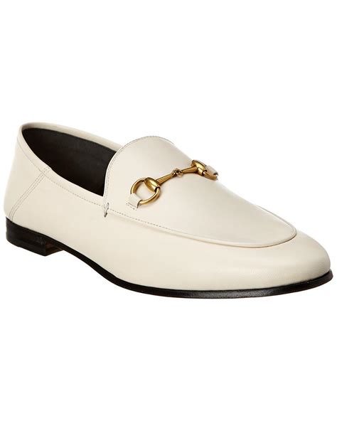 gucci white loafers ladies.